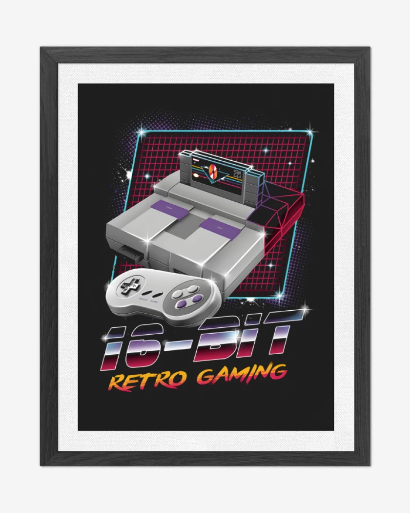 Cuadro decorativo 16bits