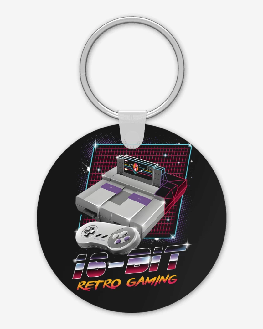 Llavero Negro de 16bits