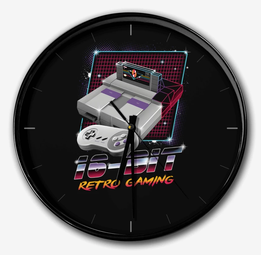 Reloj Negro de 16bits