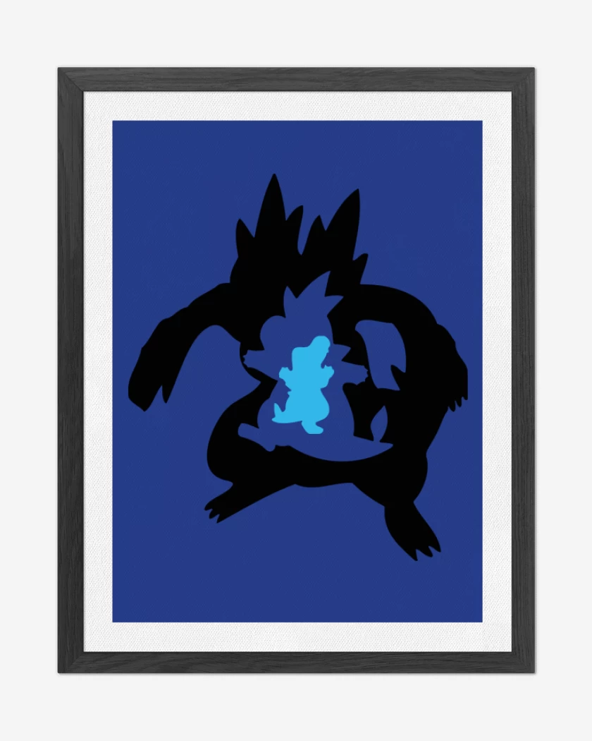Cuadro decorativo Azul Rey de Totoevolution