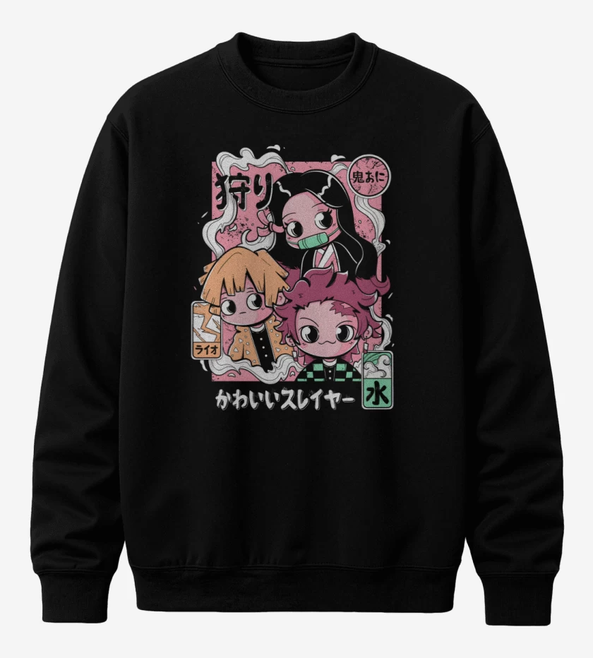 Poleron polo Chibi Kimetsu