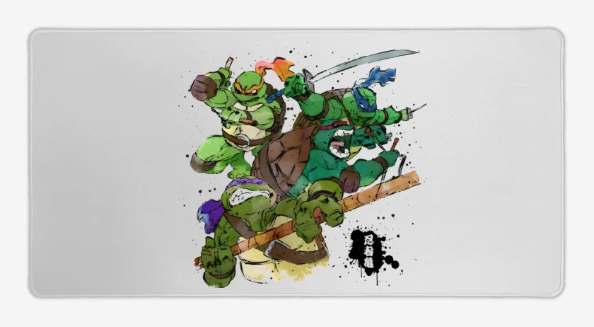 Mouse pad Gamer Tortugas Guerreras