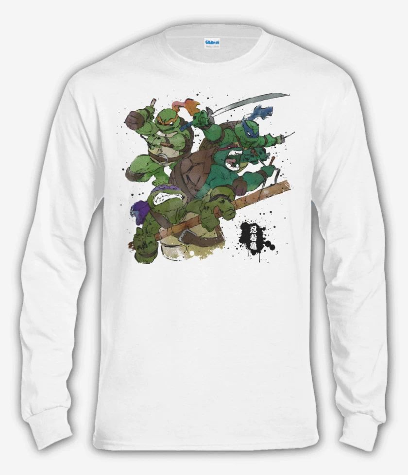 Polera manga larga Tortugas Guerreras