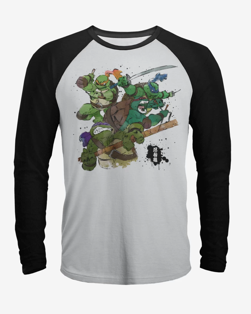 Polera Raglan Tortugas Guerreras