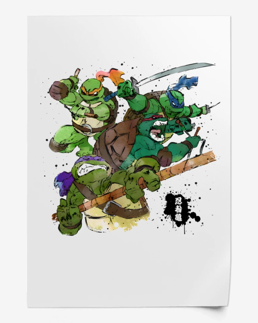Print Tortugas Guerreras