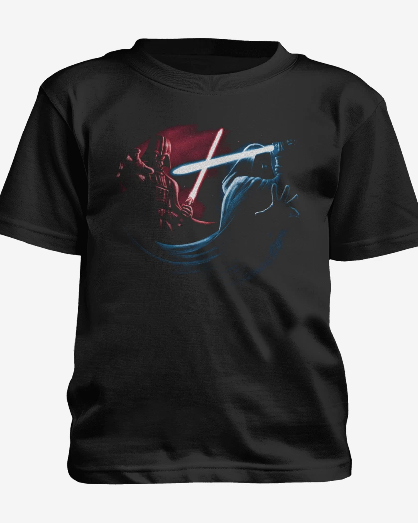 Polera de niño Negro de Sith vs Jedi