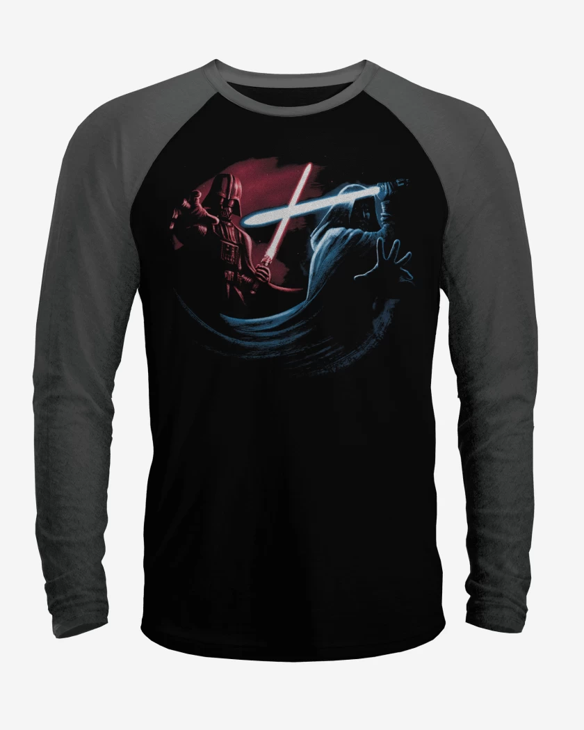 Polera Raglan Sith vs Jedi