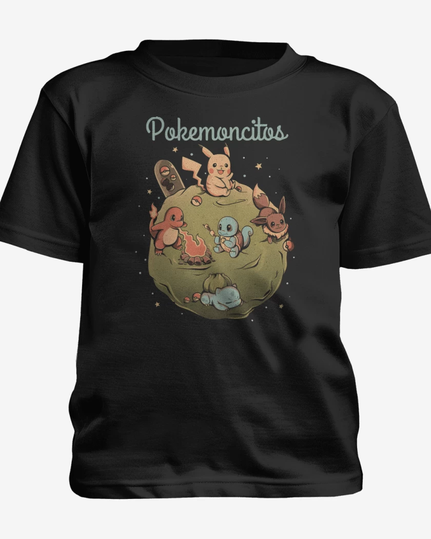 Polera de niño Negro de Pokemoncitos