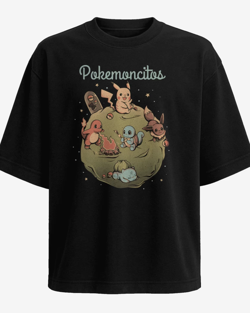 Polera Oversize Pokemoncitos