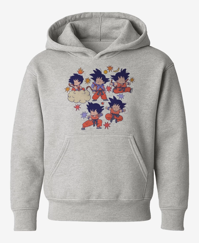 Poleron de niño Gris Melange de Gokucitos