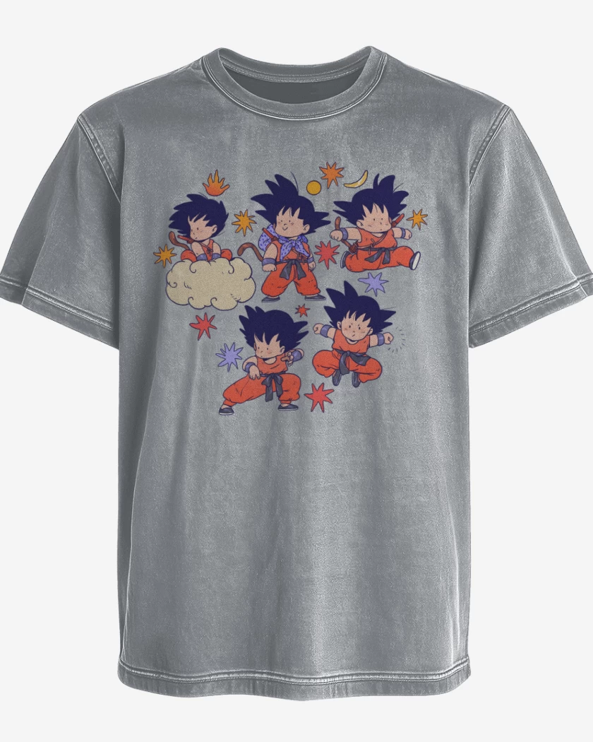 Polera desgastada Gokucitos