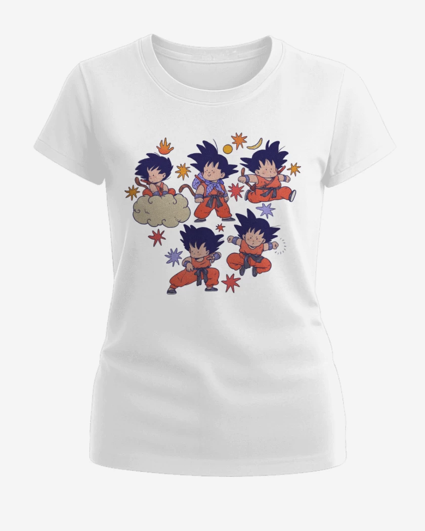 Polera de Mujer Blanco de Gokucitos