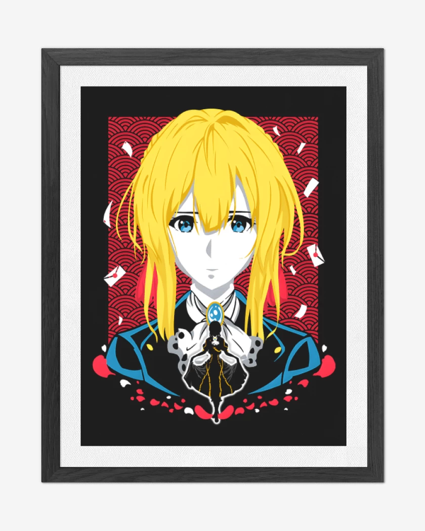 Cuadro decorativo Negro de Violet Evergarden 