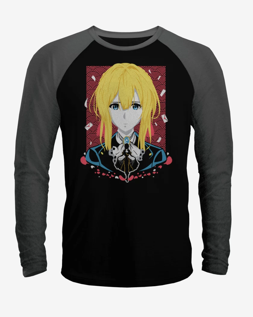 Polera Raglan Violet Evergarden 