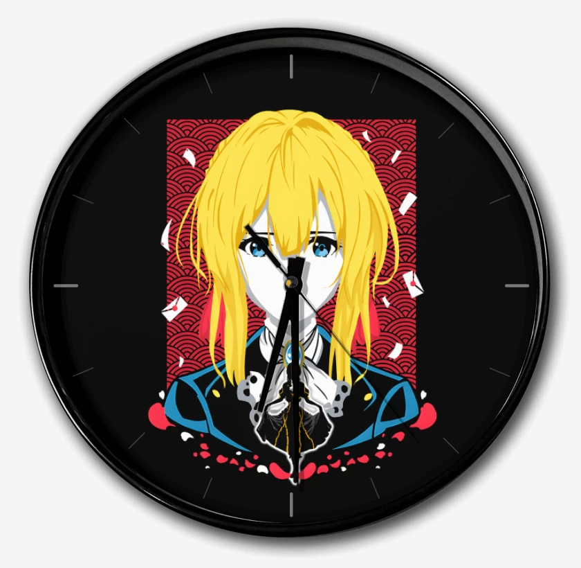 Reloj Negro de Violet Evergarden 