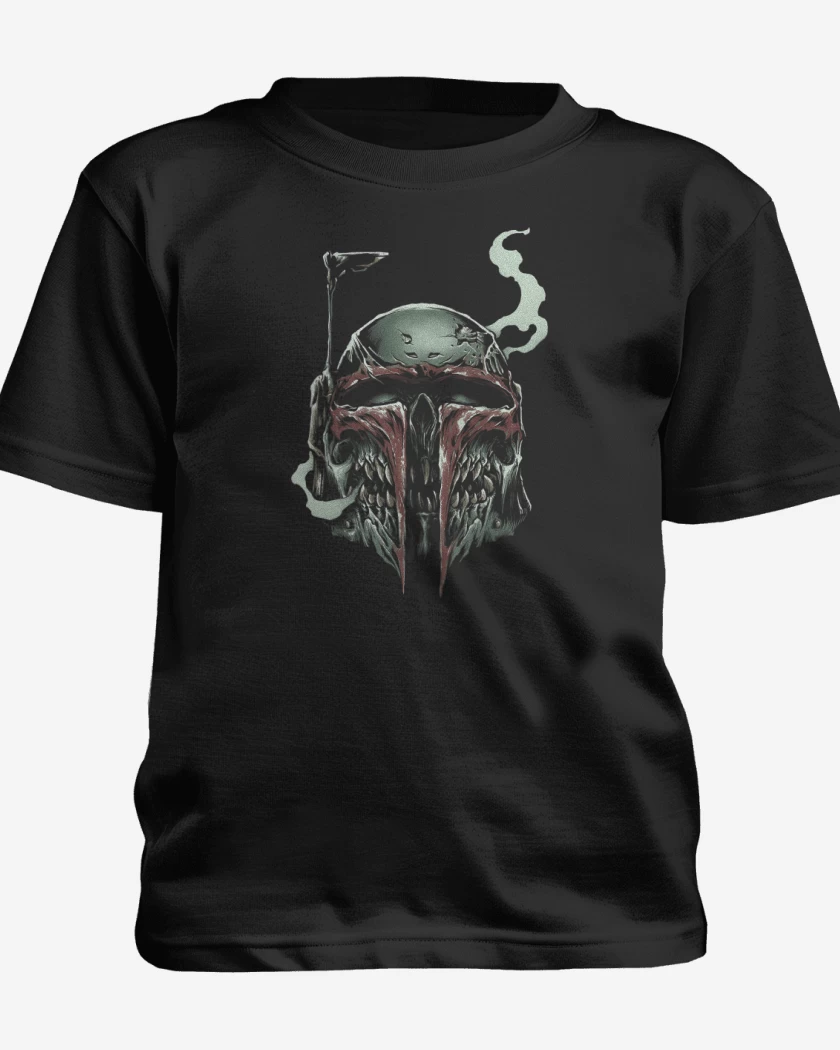 Polera de niño Negro de Boba Death