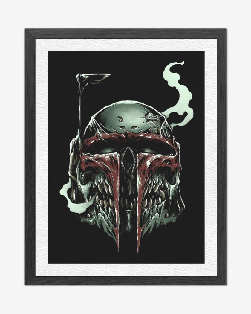 Cuadro decorativo Negro de Boba Death
