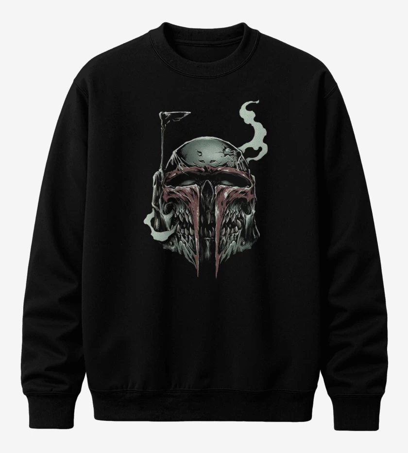Poleron polo Negro de Boba Death
