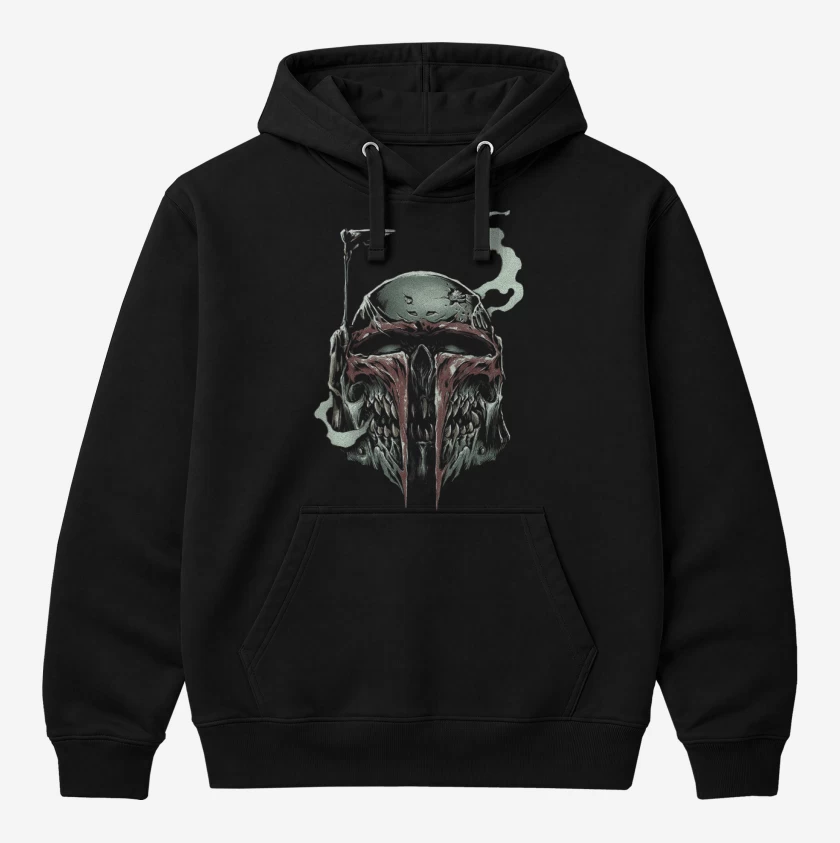 Polerón Canguro Negro de Boba Death
