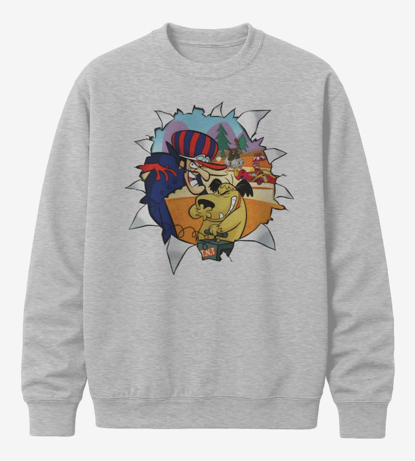 Poleron polo Gris Melange de Nodoyuna & Patán