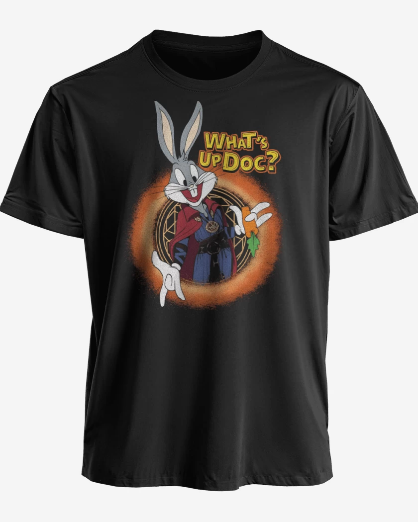 Polera premium Negro de Qué Sucede Doc?