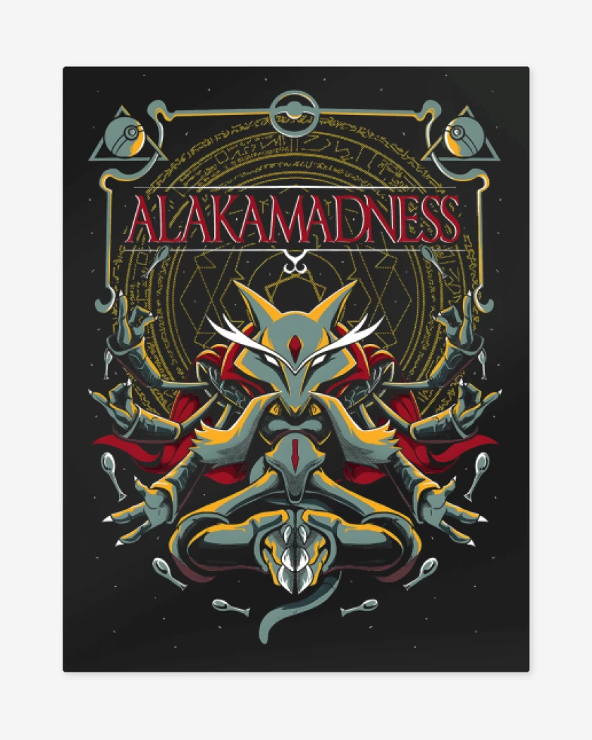 Print metalico Alakamadness