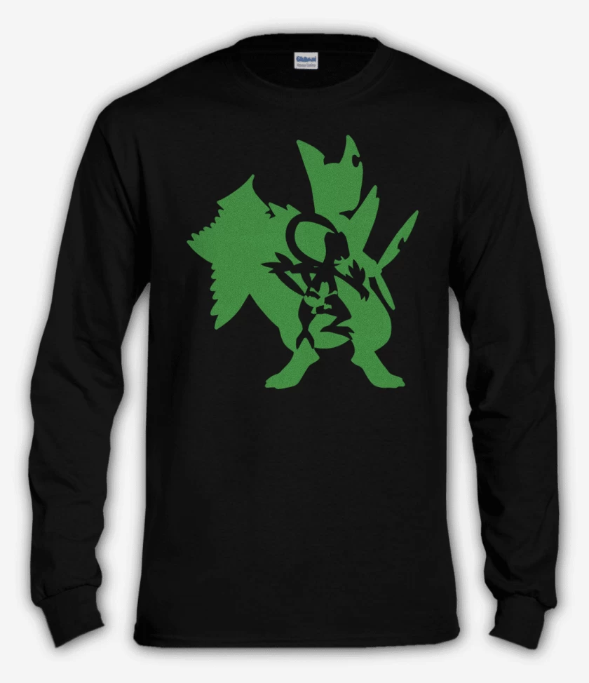 Polera manga larga Negro de Treevolution