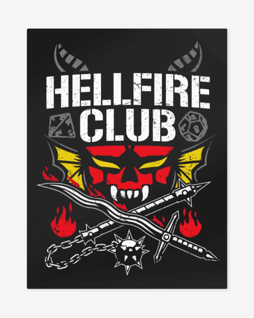 Print metalico Negro de The Hellfire Club