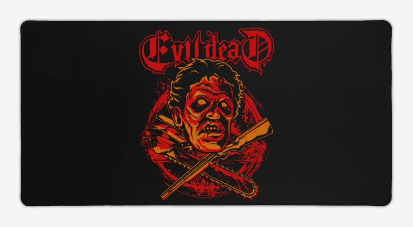 Mouse pad Gamer Negro de Evil Dead