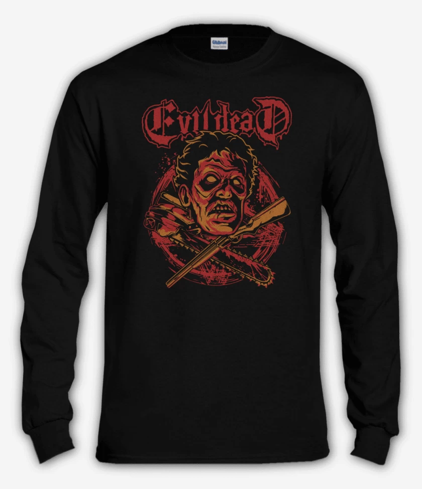 Polera manga larga Negro de Evil Dead