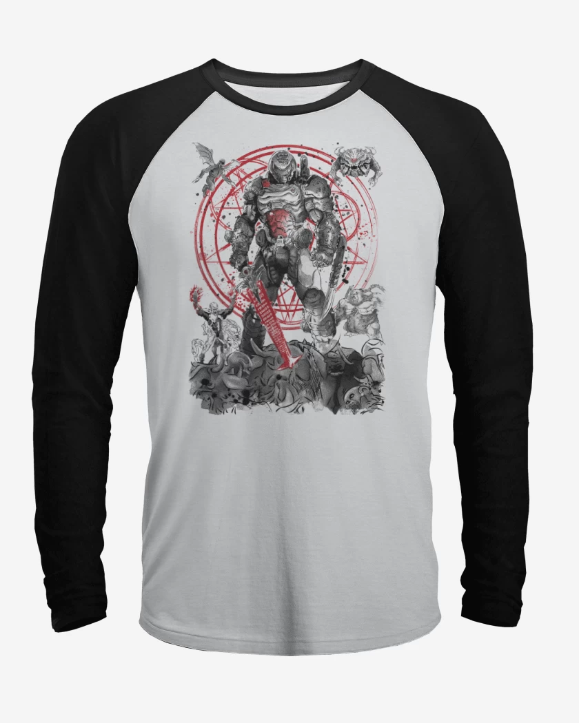 Polera Raglan The Hell Walker