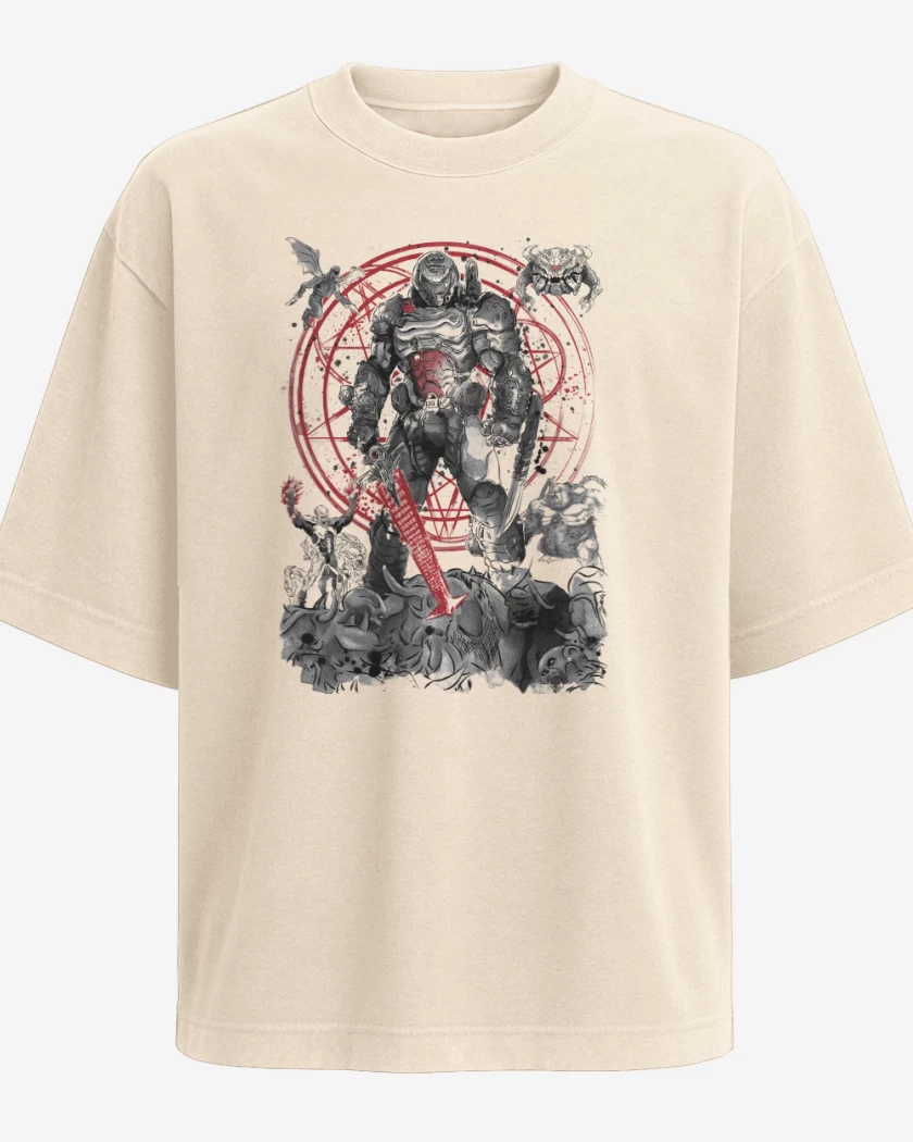 Polera Oversize The Hell Walker