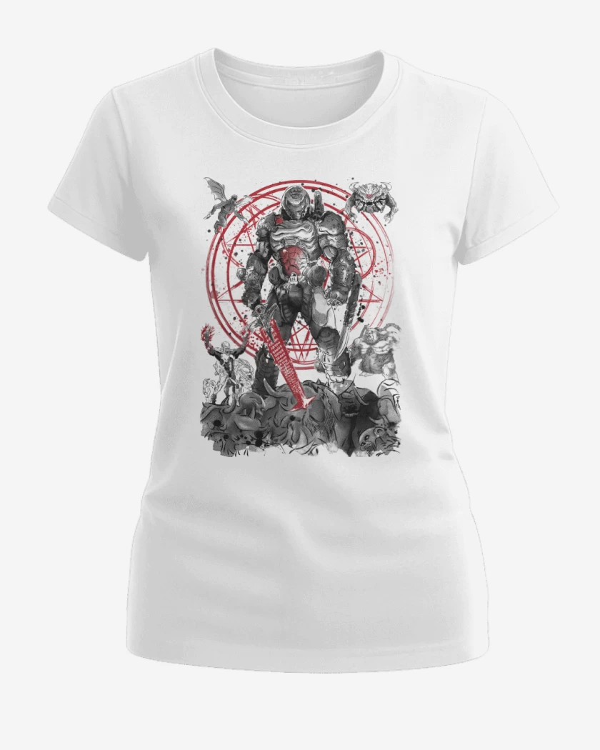 Polera de Mujer Blanco de The Hell Walker