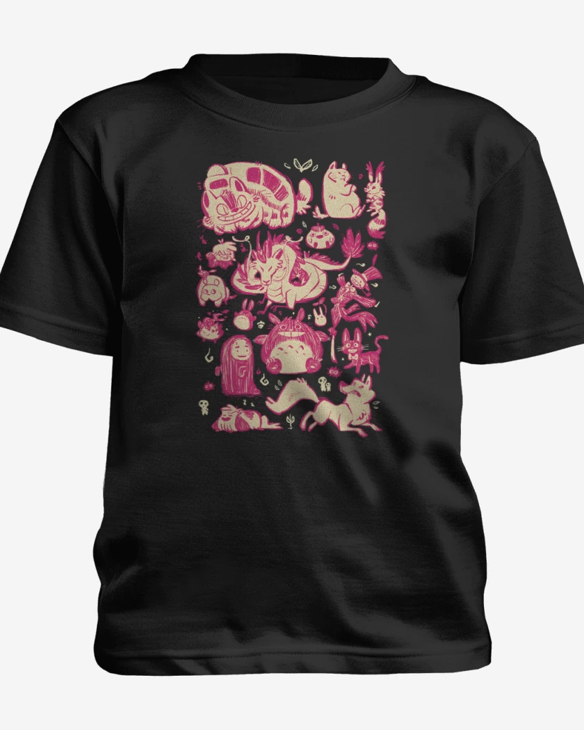 Polera de niño Negro de Criaturas de Otros Mundos
