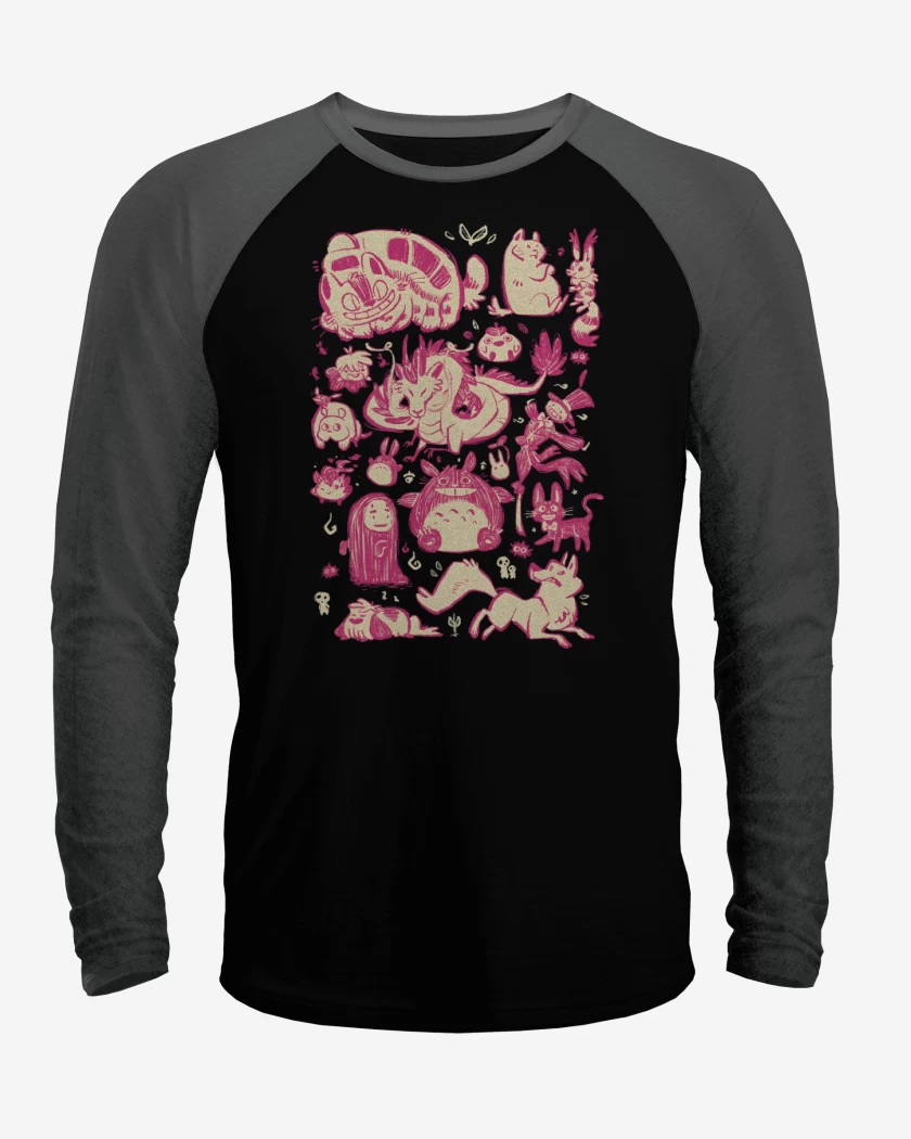 Polera Raglan Criaturas de Otros Mundos