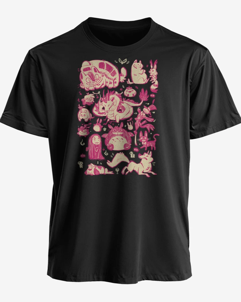 Polera premium Negro de Criaturas de Otros Mundos