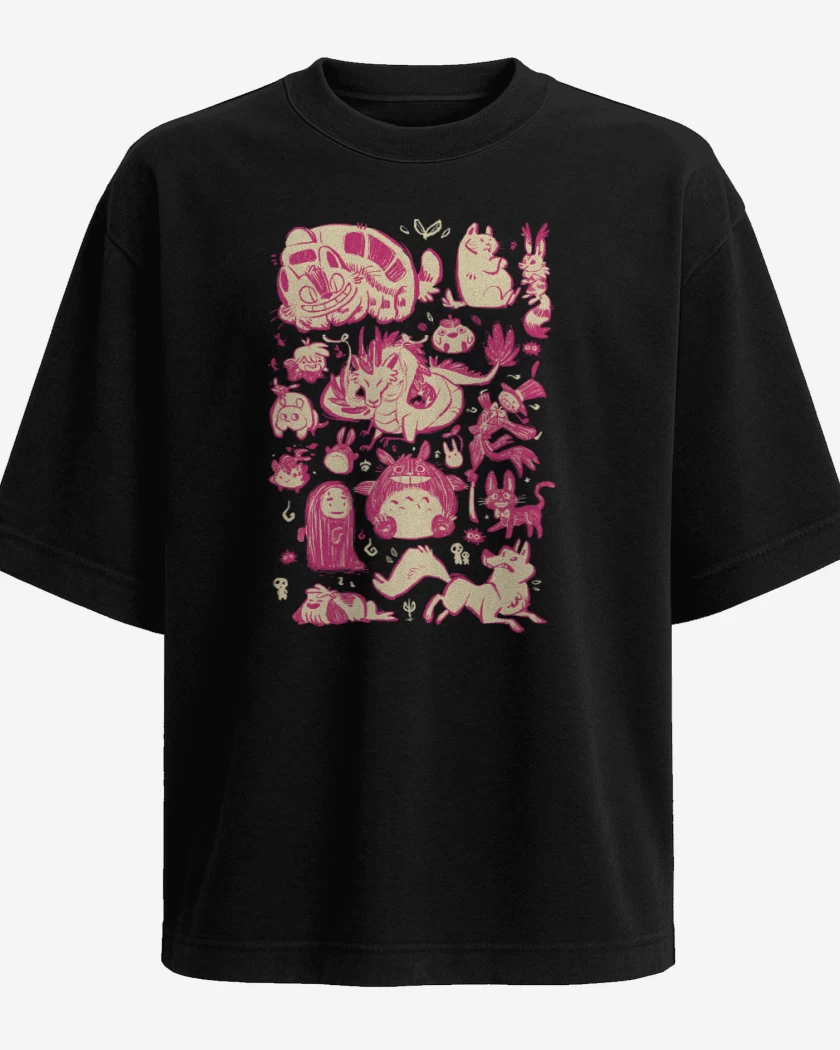 Polera Oversize Criaturas de Otros Mundos