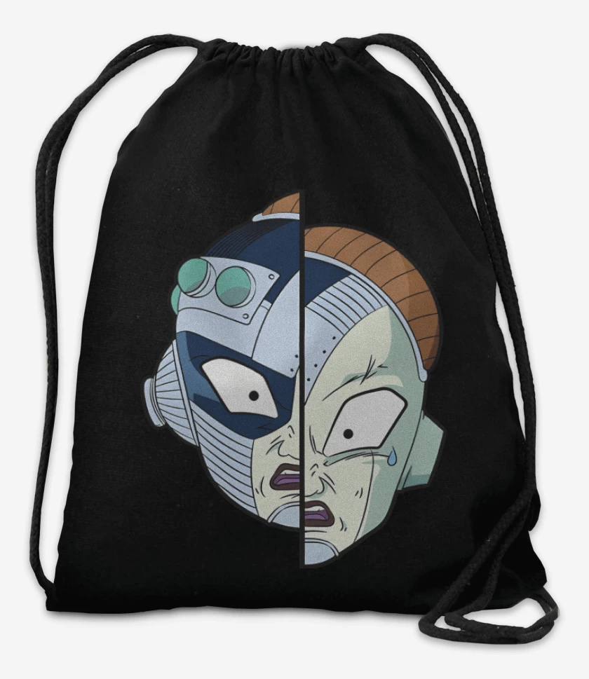 Mochila Negro de Freezer a la Mitad
