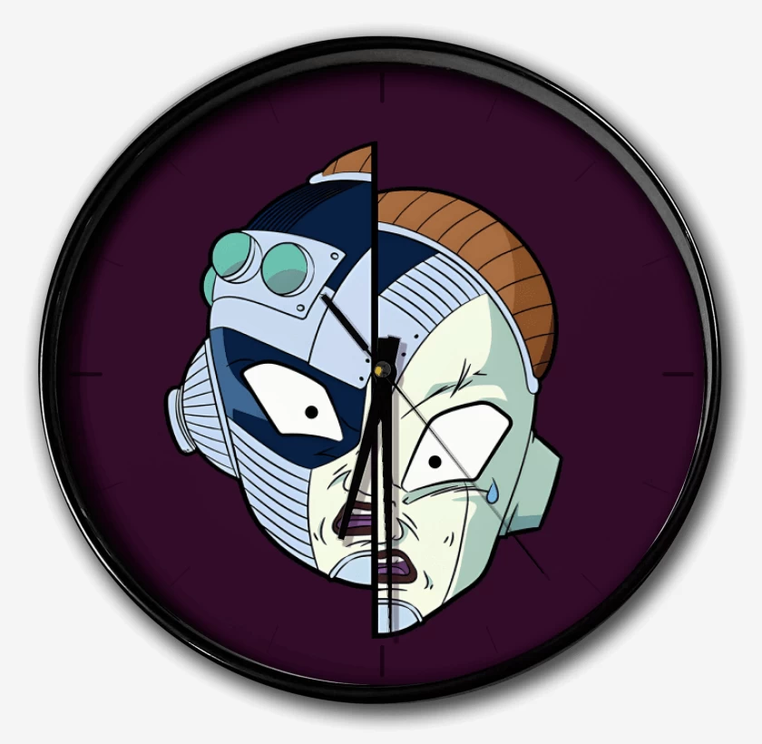 Reloj Morado de Freezer a la Mitad
