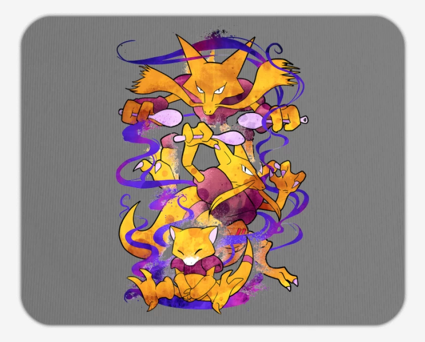 Mousepad Abra Kadabra Alakazam