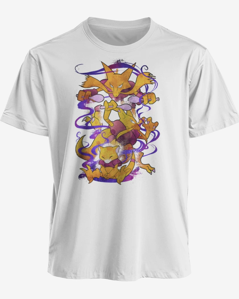 Polera premium Blanco de Abra Kadabra Alakazam