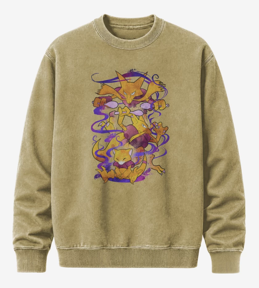 Poleron Polo Acid Wash Abra Kadabra Alakazam