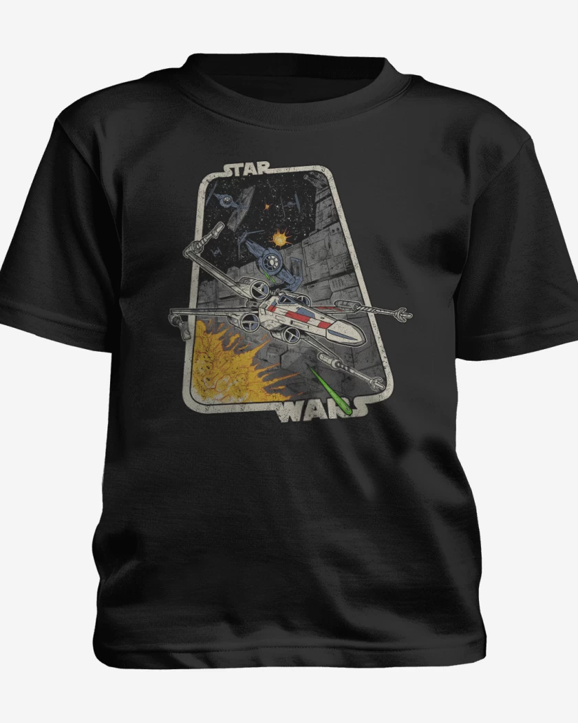 Polera de niño Negro de Batalla galáctica