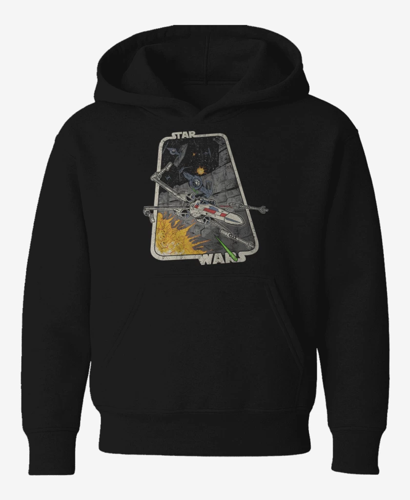 Poleron de niño Negro de Batalla galáctica