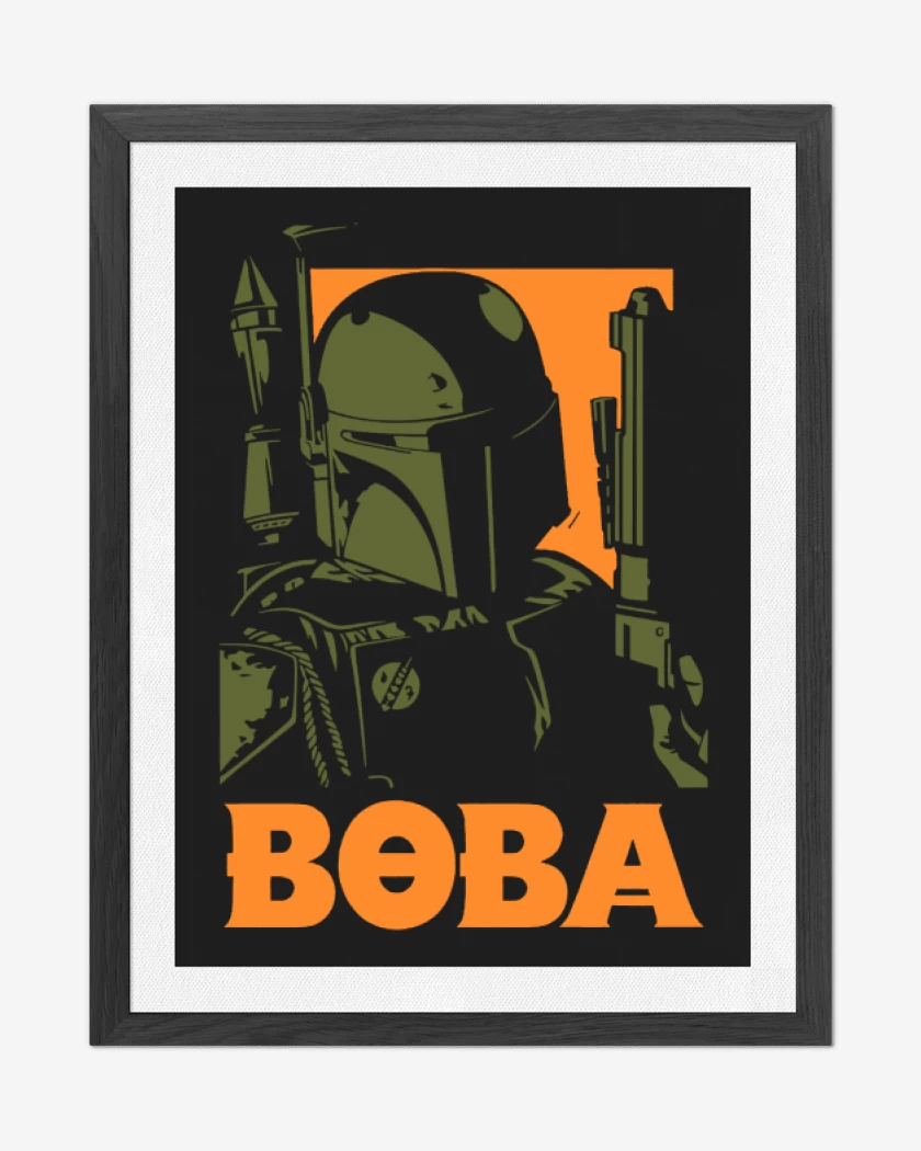 Cuadro decorativo Negro de Boba