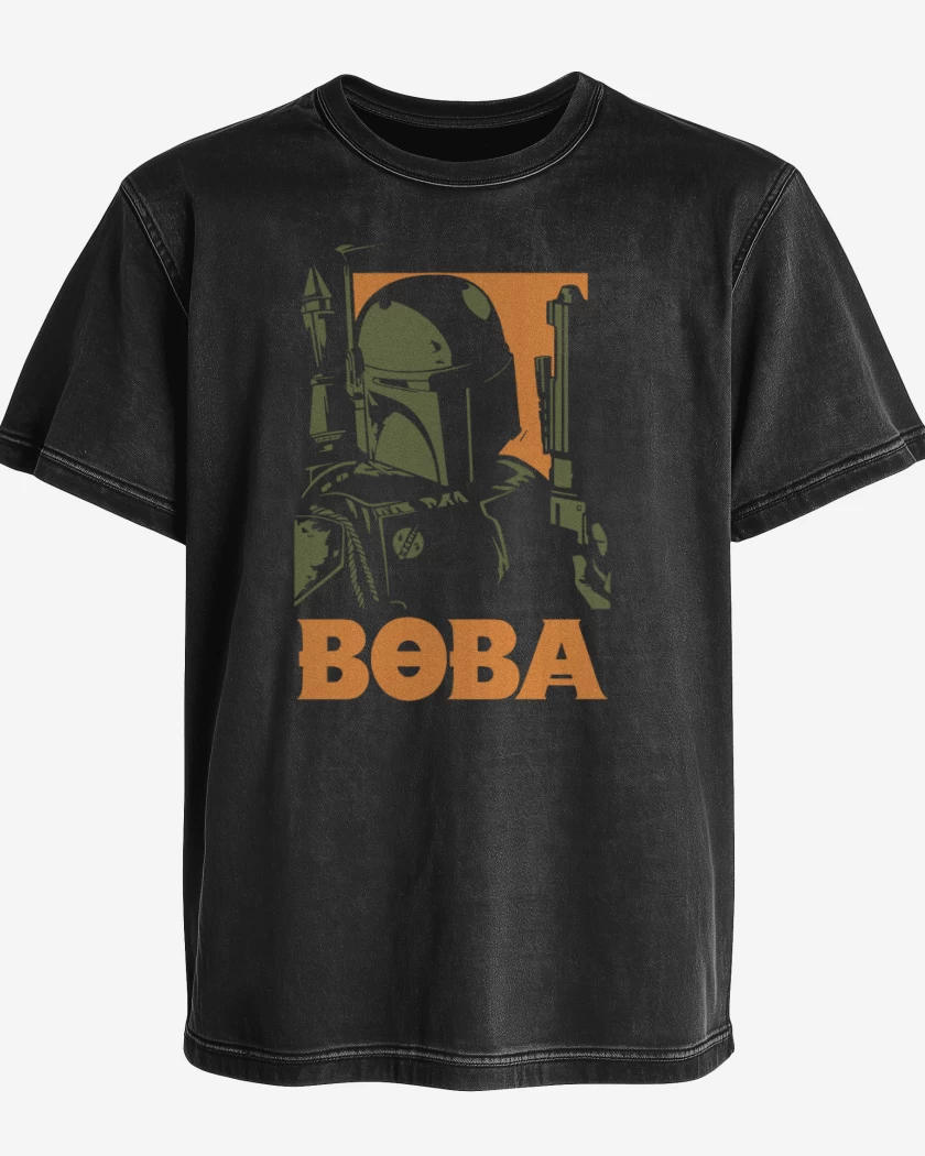 Polera desgastada Boba