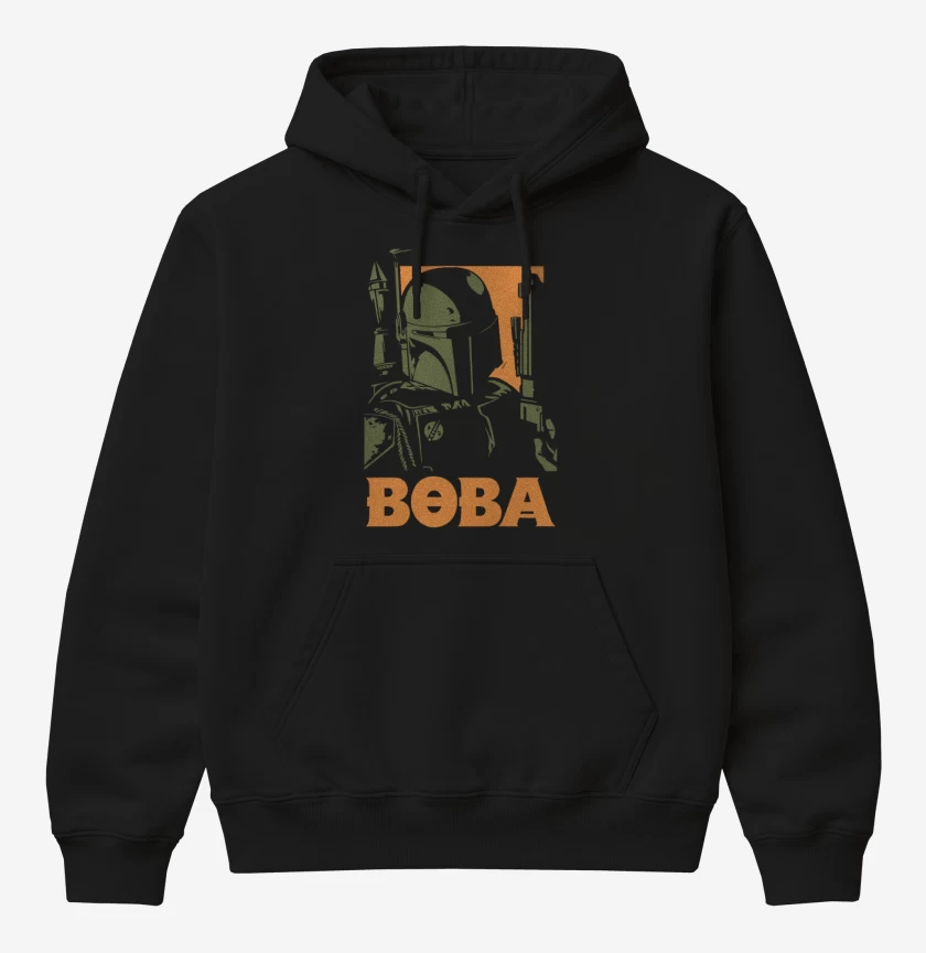 Poleron Canguro básico Negro de Boba