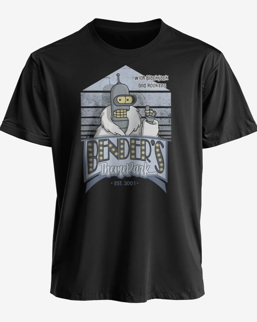 Polera premium Negro de Con juegos de azar y mujerzuelas