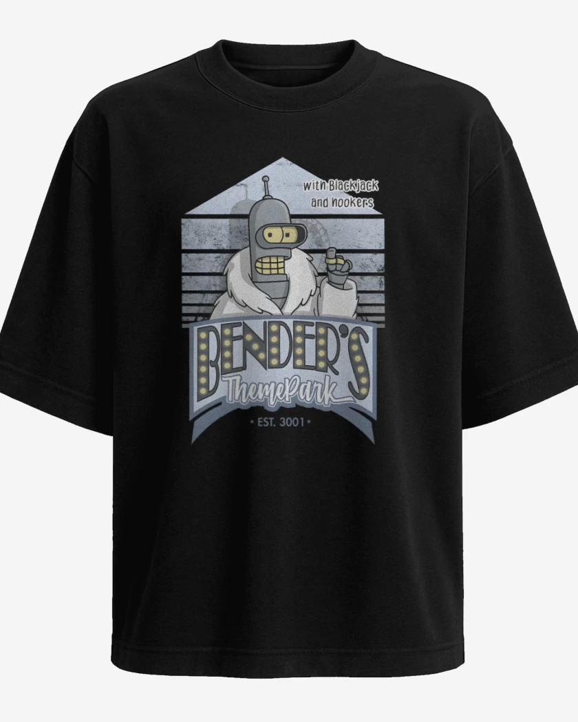 Polera Oversize Con juegos de azar y mujerzuelas