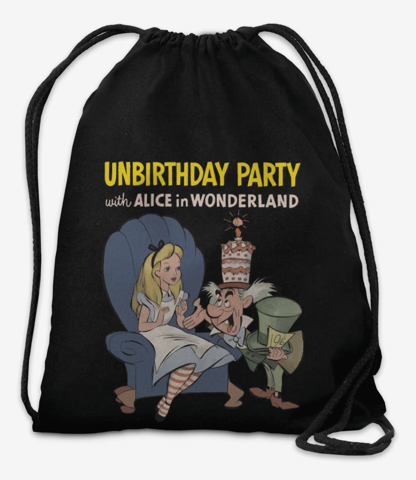 Mochila Negro de Feliz NO cumpleaños